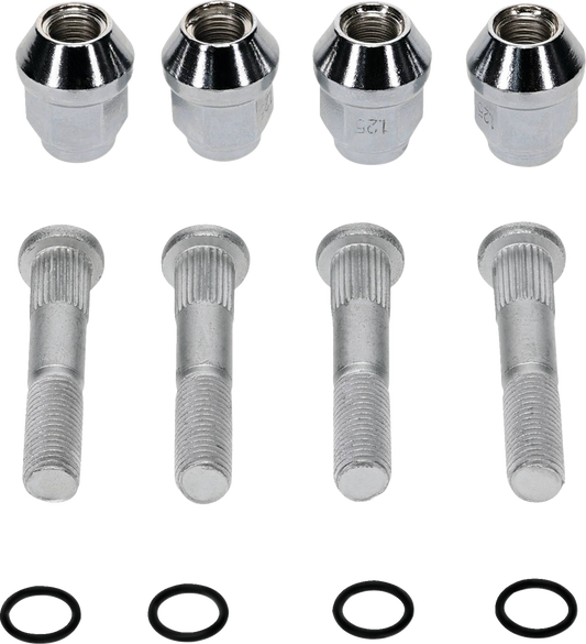 Kit de pernos/tuercas de rueda - Kit de pernos/tuercas de rueda - Trasera derecha - Suzuki KingQuad 400