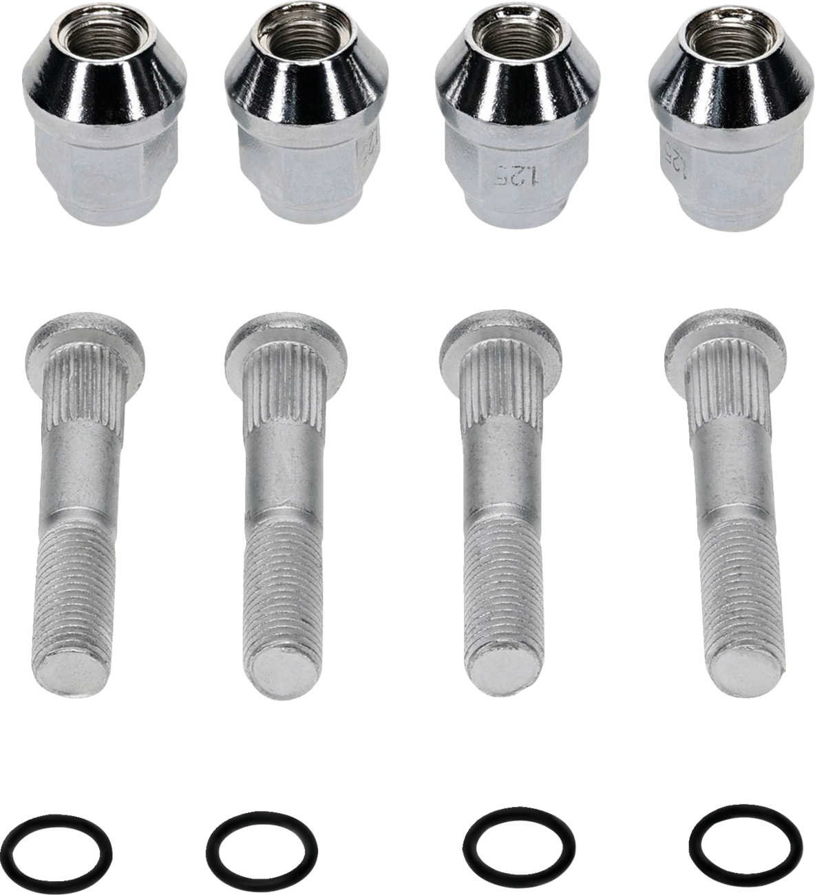 Kit de pernos/tuercas de rueda - Kit de pernos/tuercas de rueda - Trasera derecha - Suzuki KingQuad 400