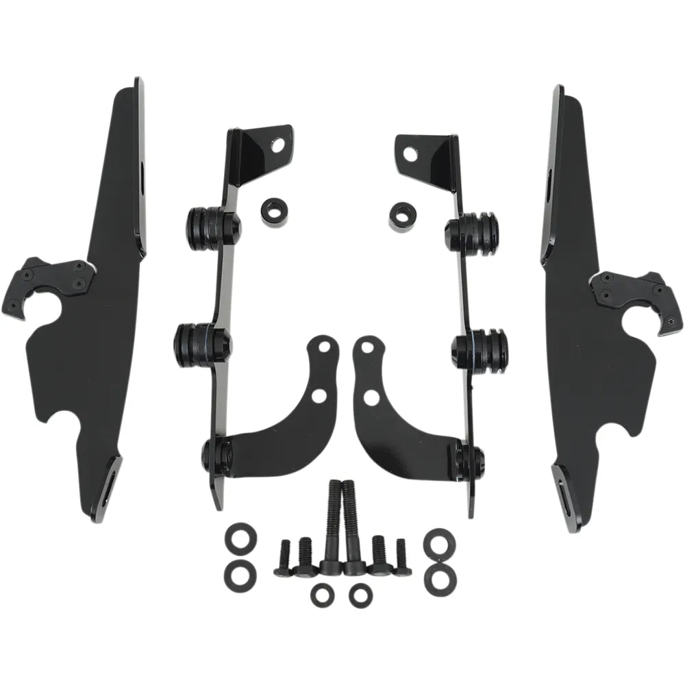 Batwing Trigger Lock Mounting Kit - VT750 Phantom - Black
