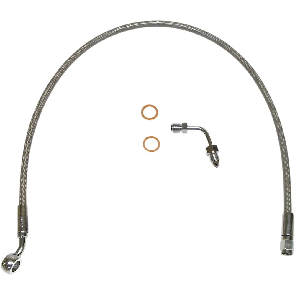 Línea de freno superior XR con adaptador - Línea de freno - Superior - Acero inoxidable - ABS
