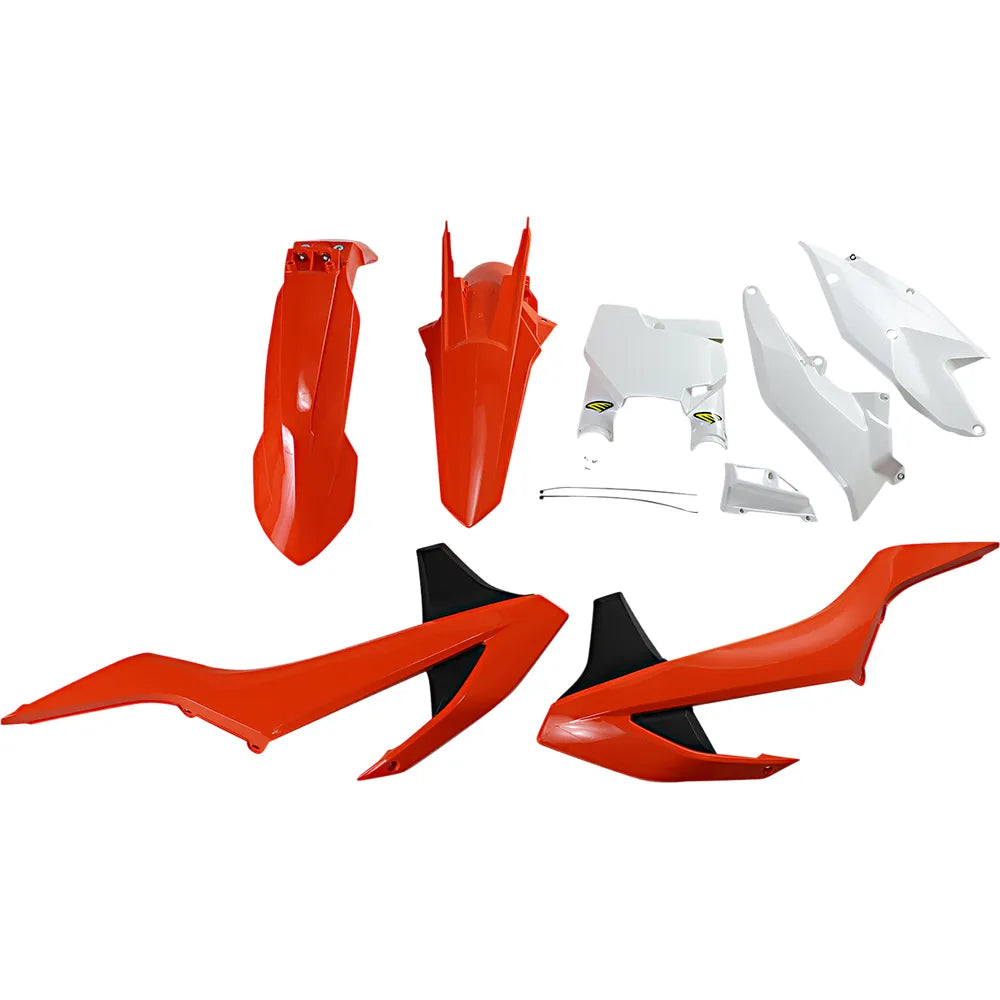 Plastic Body Kit - OEM Orange/White/Black - KTM