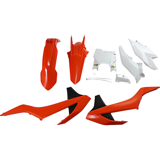 Plastic Body Kit - OEM Orange/White/Black - KTM