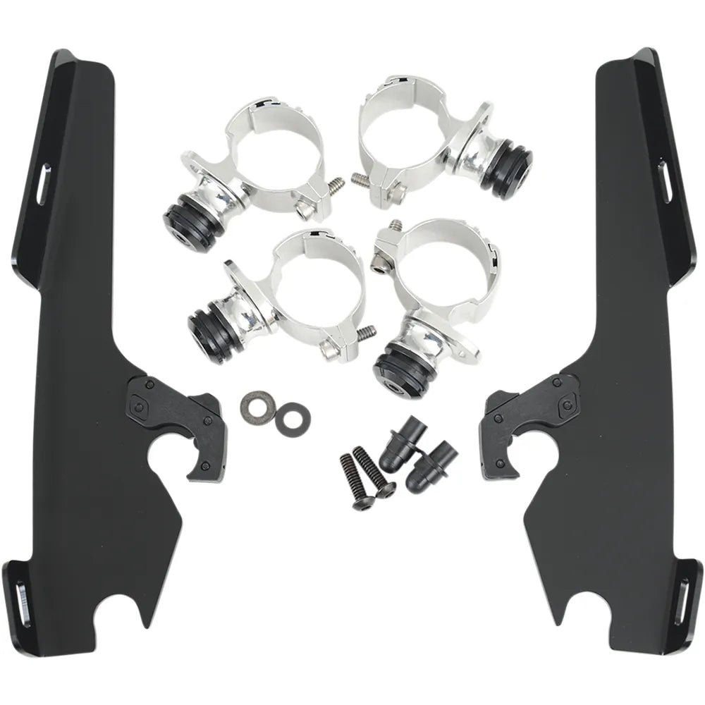 Batwing Trigger Lock Mounting Kit - VT750 Phantom - Black