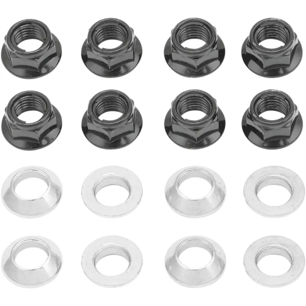 Nut Lug Lock Silver 8-Pack