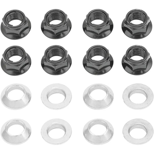 Nut Lug Lock Silver 8-Pack