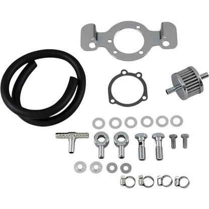 Respiradero del cárter con kit de soporte