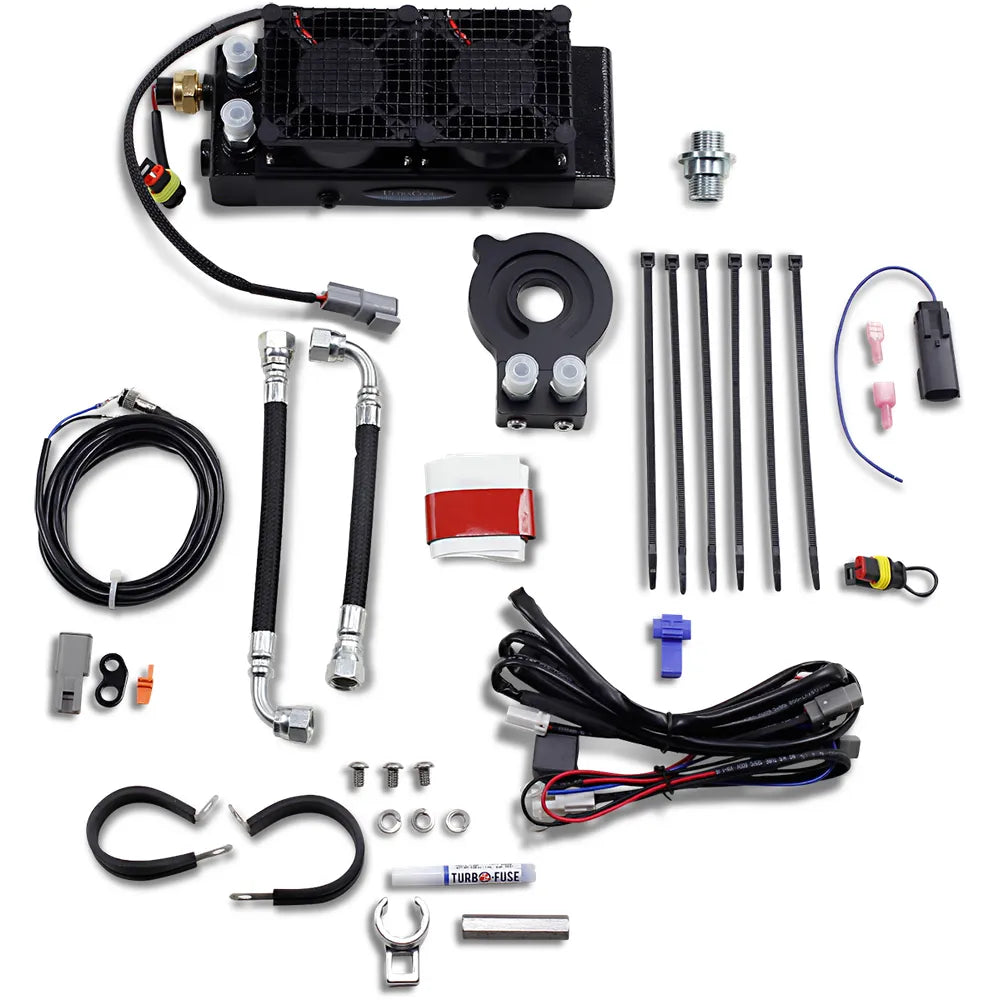 Oil Cooler Kit - Black - Fairing Mount6044858975