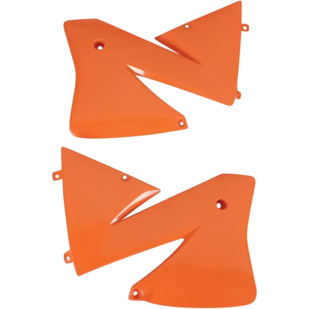Radiator Shrouds - KTM Orange - EXC