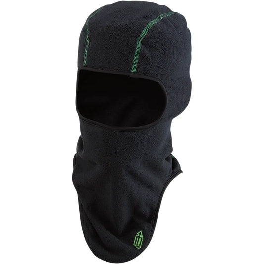 Balaclava Fleece - Black/Green - Small/Medium