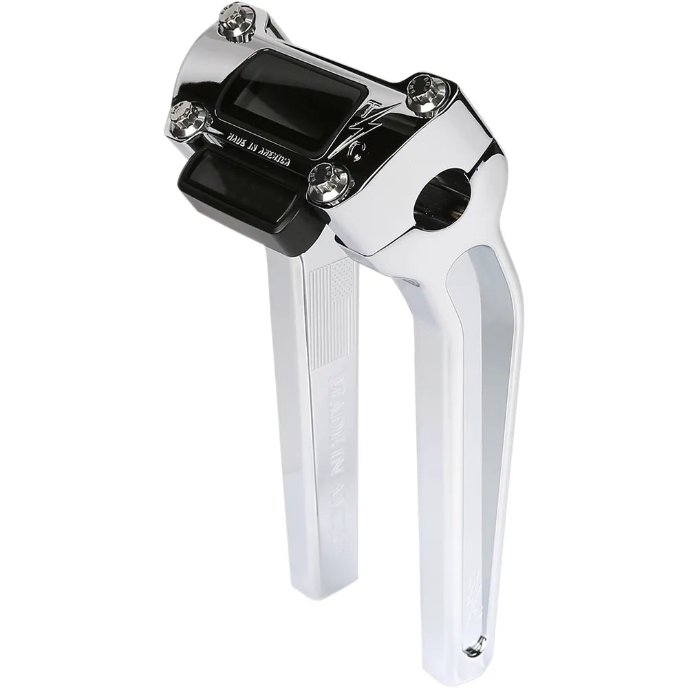 Barra de Manillar Cromo de 9-1/2" con Recorte para Manómetro