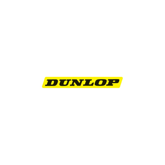 Logo Decals - Dunlop - Yellow - 5 Pack