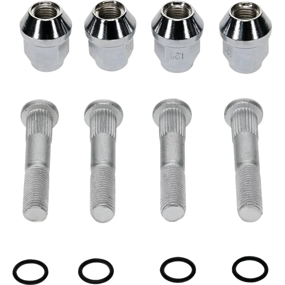 Kit de pernos/tuercas de rueda - Kit de pernos/tuercas de rueda - Trasera derecha - Suzuki KingQuad 400