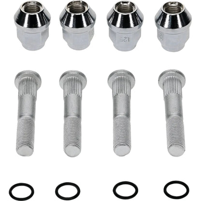 Kit de pernos/tuercas de rueda - Kit de pernos/tuercas de rueda - Trasera derecha - Suzuki KingQuad 400