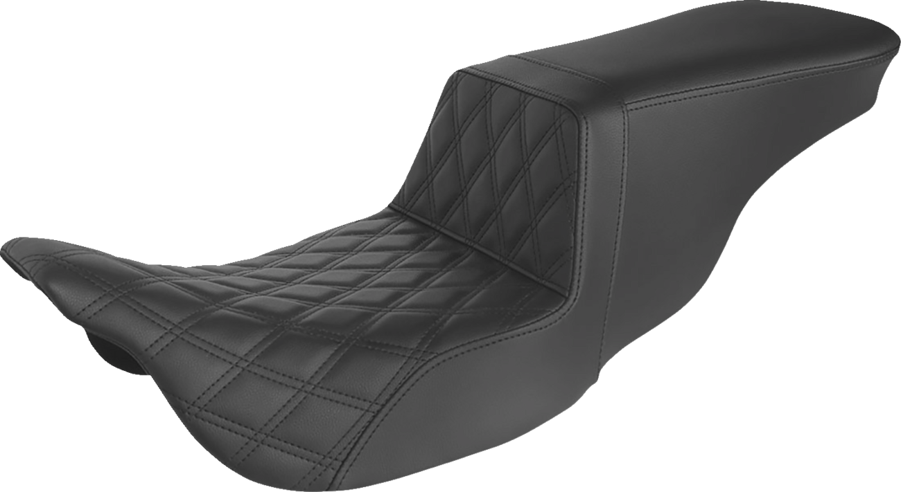 Asiento subido Tour - Asiento subido Tour - Costura de celosía delantera - Negro - FL '08-'24