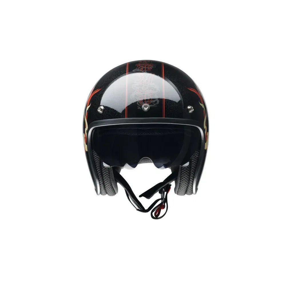 Casco Z1R Saturn Devilish - Negro/Rojo