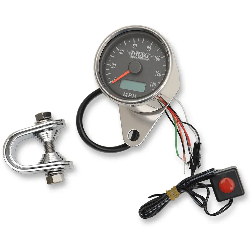 Mini velocímetro electrónico programable con cuentakilómetros/cuentakilómetros parcial