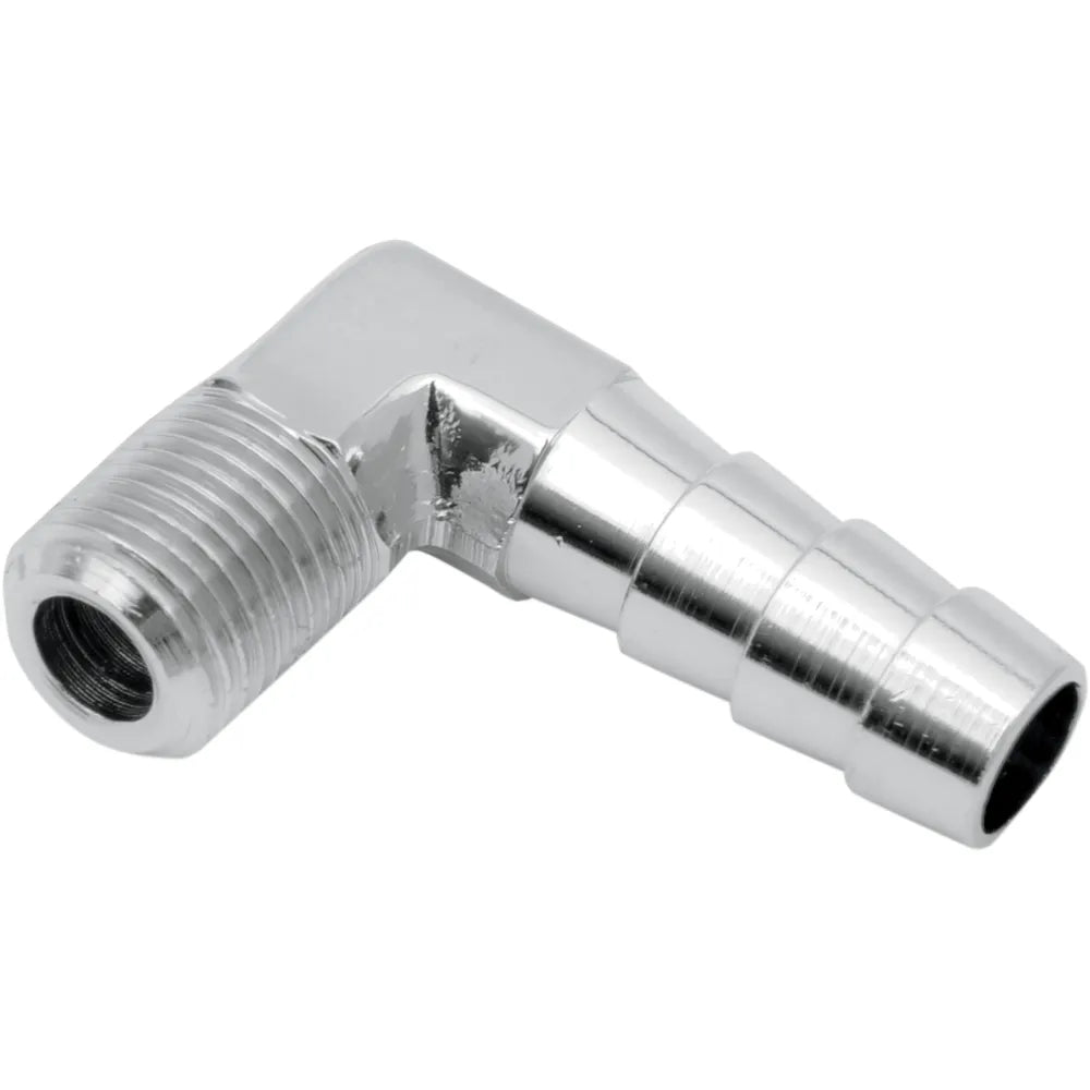 Male Elbow - 5/16" x 1/8" - Chrome
