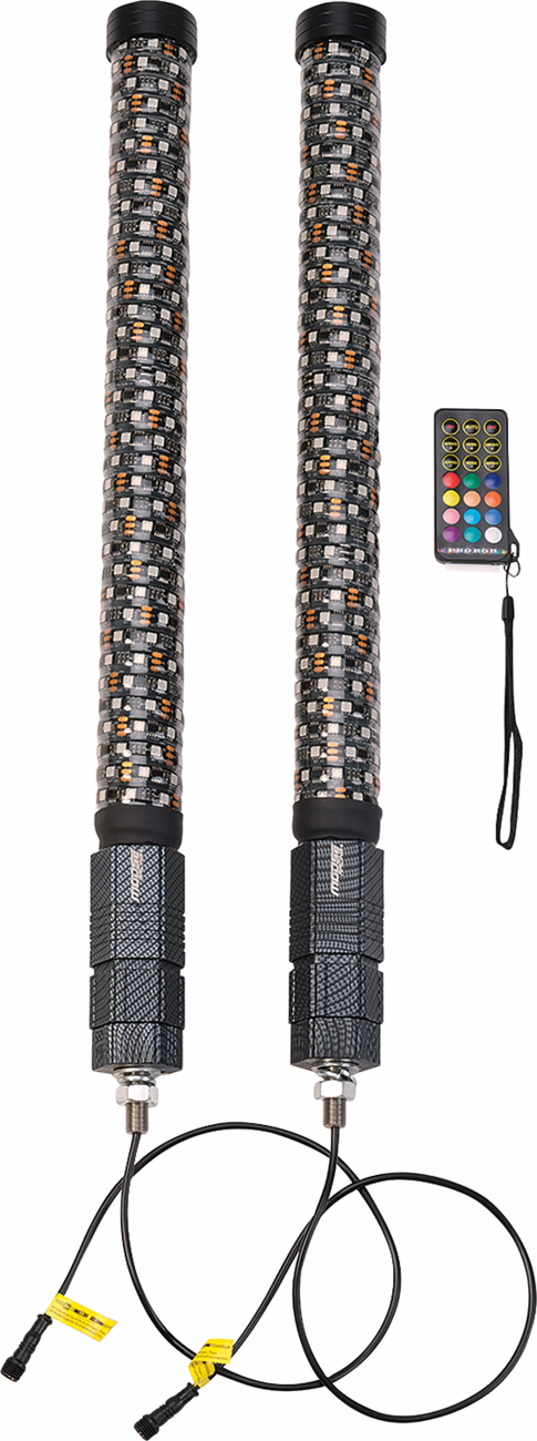 Luces de látigo de liberación rápida