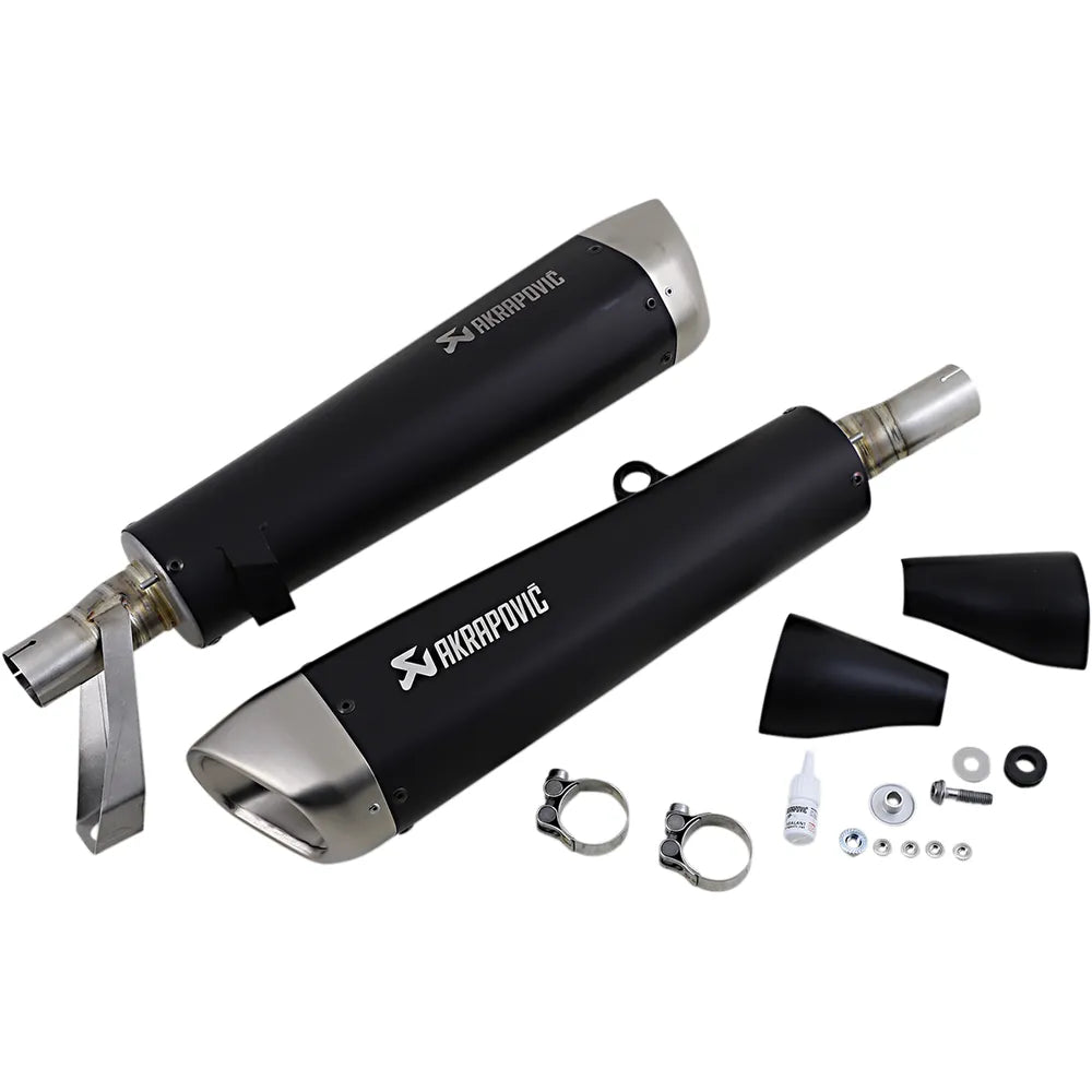 Escape Akrapovic - Street Twin Mufflers - Titanium