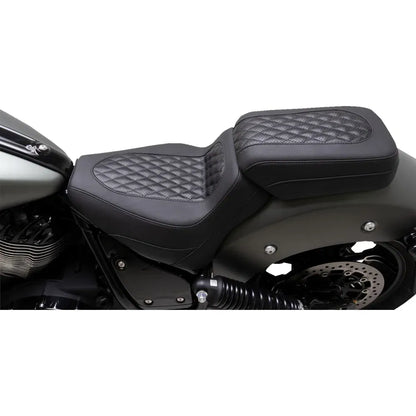 Asiento individual con respaldo cuadrado