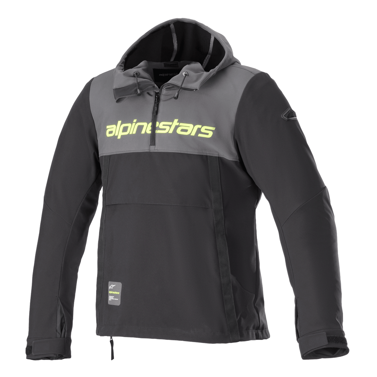 Sudadera Alpinestars Sherpa - Negro/Gris/Amarillo