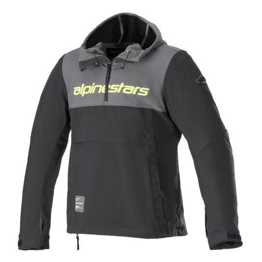 Sudadera Alpinestars Sherpa - Negro/Gris/Amarillo