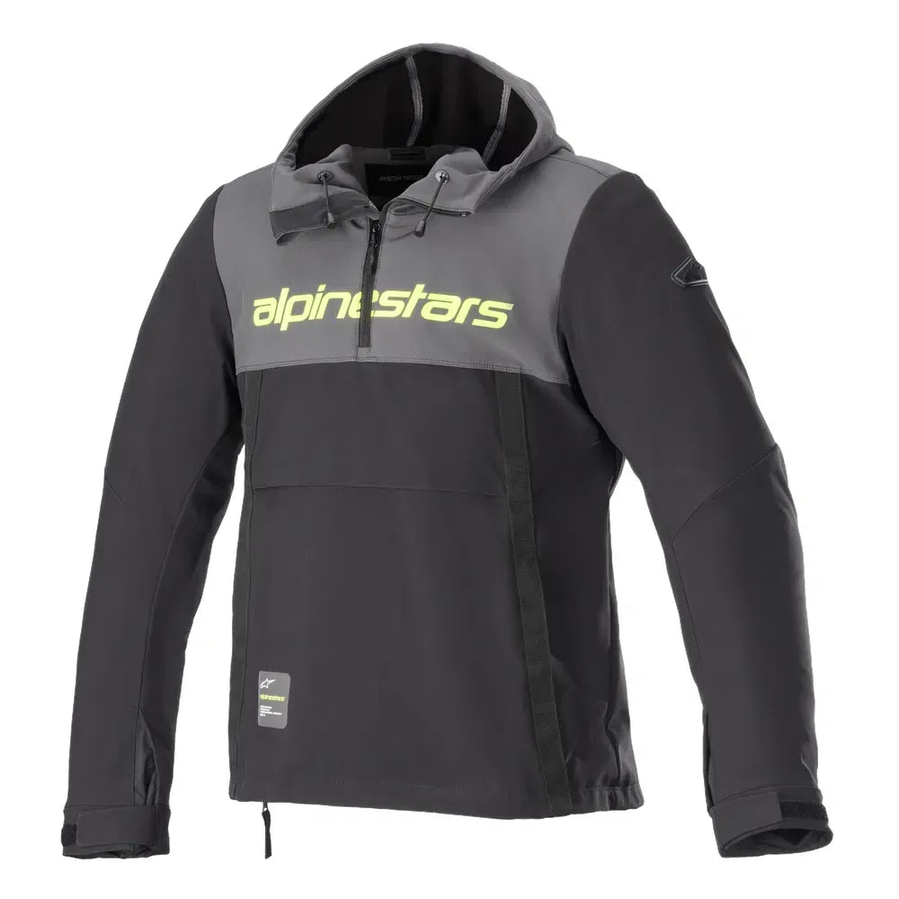 Sudadera Alpinestars Sherpa - Negro/Gris/Amarillo