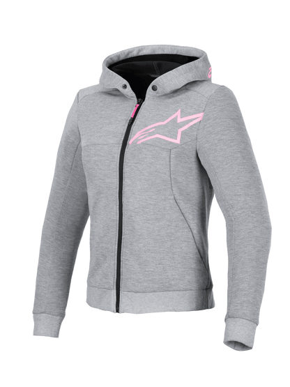 Sudadera para dama Alpinestars Stella Chrome v2 - gris/rosa