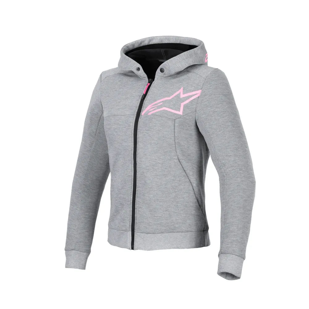 Sudadera para dama Alpinestars Stella Chrome v2 - gris/rosa