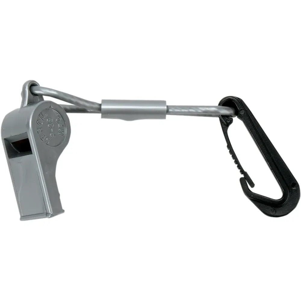 Whistle With Clip - Grey