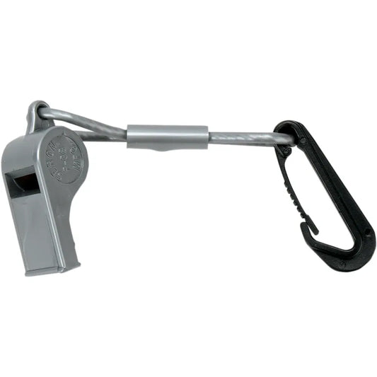 Whistle With Clip - Grey