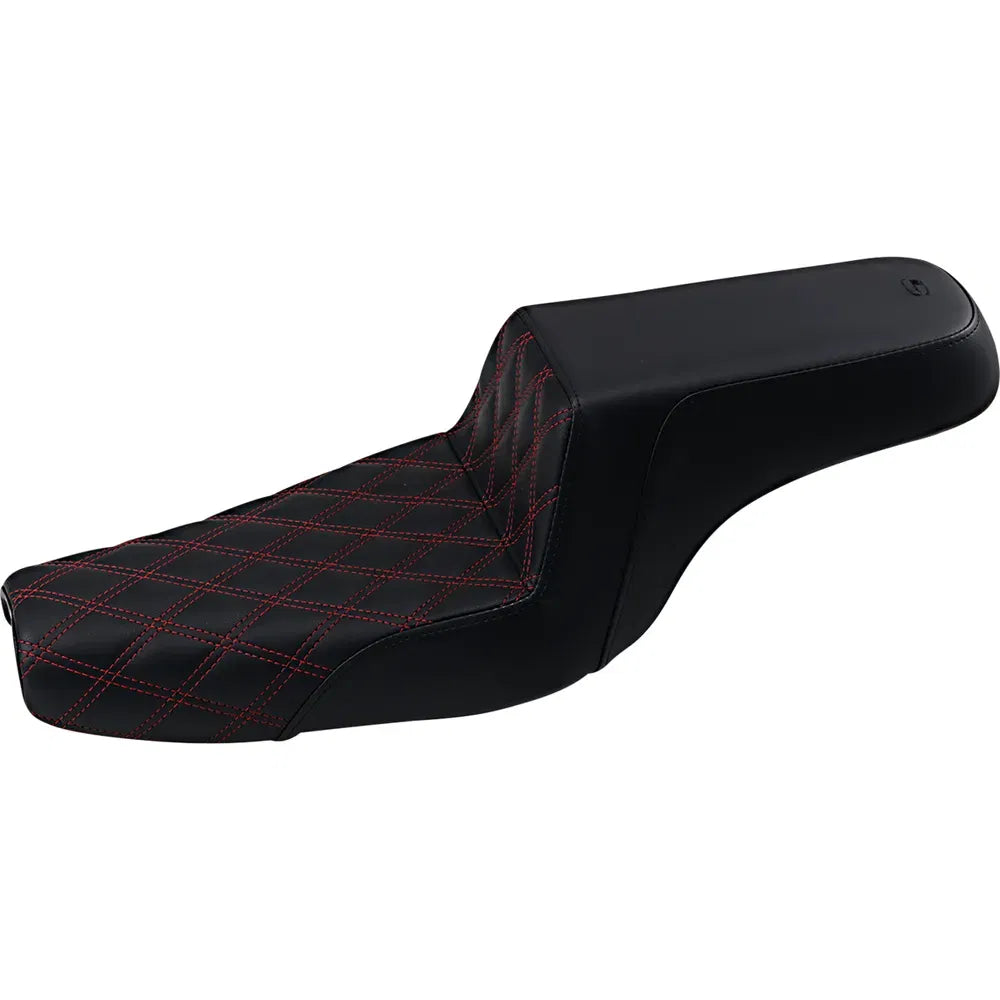 Asiento Saddlemen Step Up - Cosido Rojo