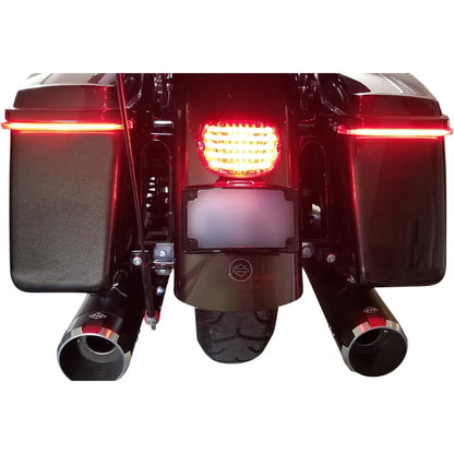 Kit de luces traseras led de perfil bajo probeam®, con luz de etiqueta inferior