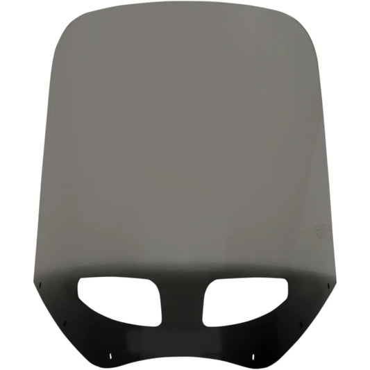 Roadwarrior Cafe Shield - Vented - Black Smoke -17"