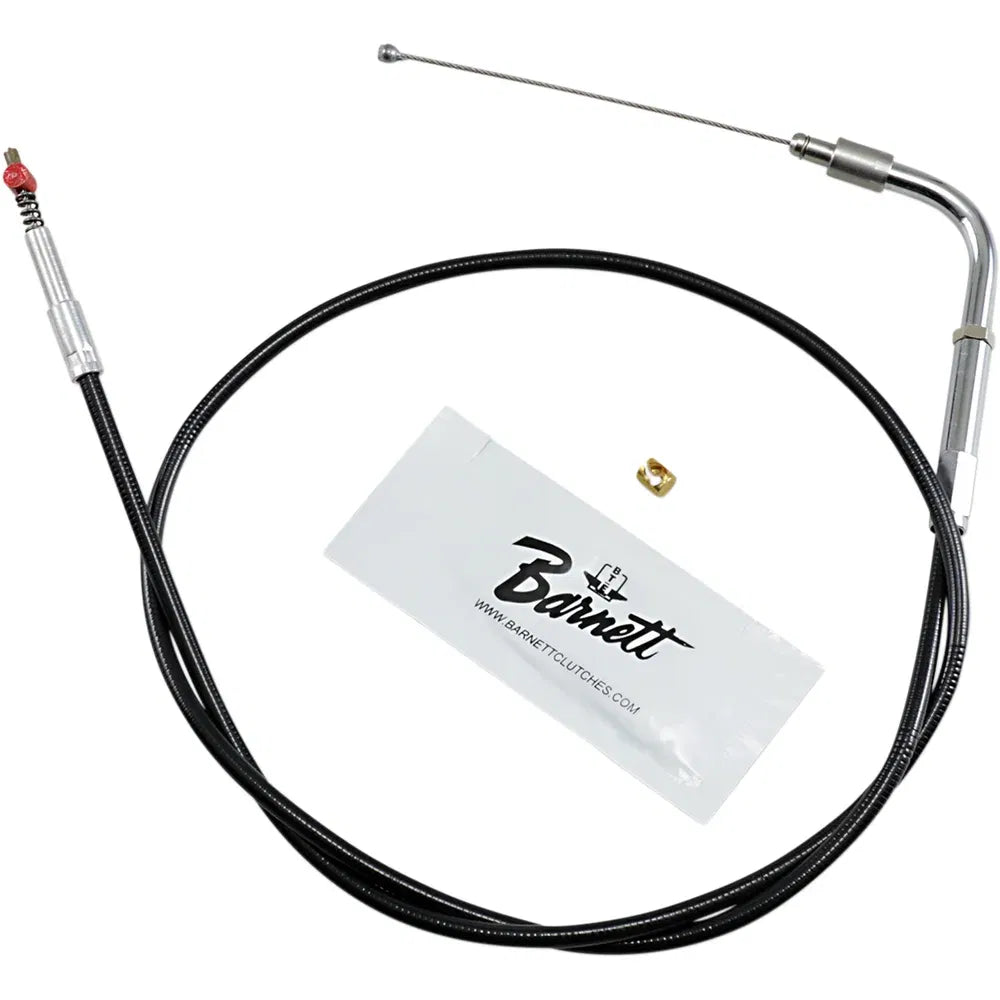 Cable de acelerador/ralentí de vinilo negro