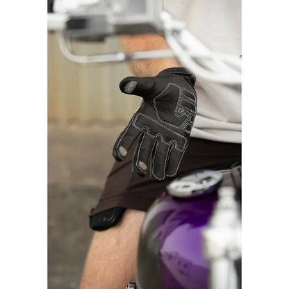 Guantes de cuero guerrero de la carretera