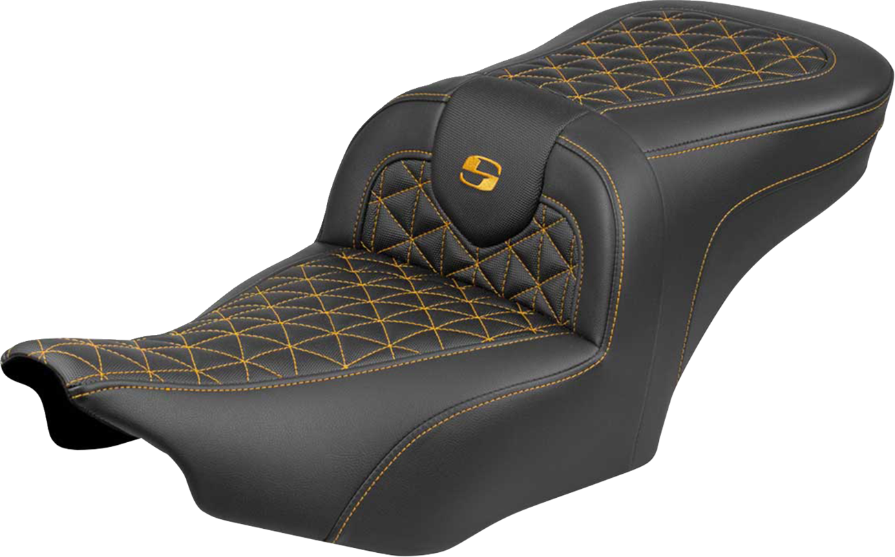 Asiento de alcance estándar Roadsofa™ - Asiento Roadsofa™ - sin respaldo - Costura dorada - FLH/FLT '23-'25