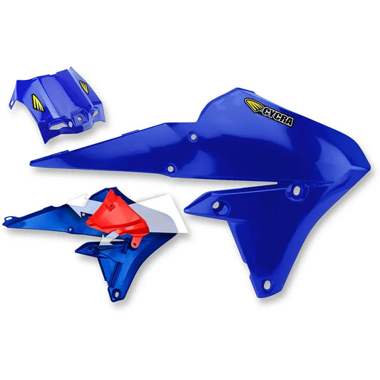 PowerFlow Shrouds - with Air Box Cover - Blue - YFZ