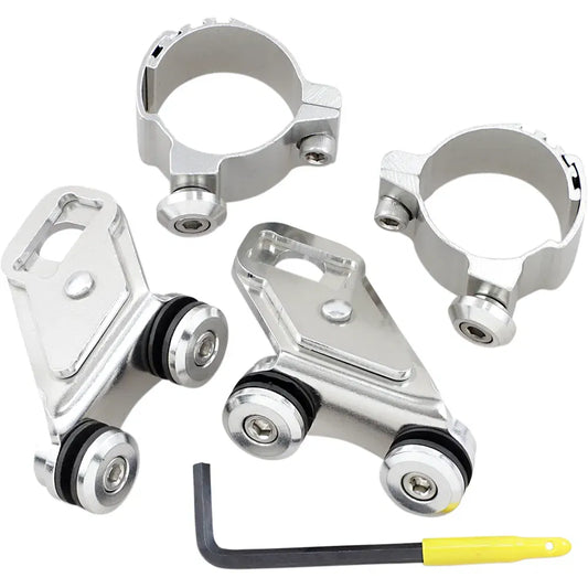 Kit de herrajes para parabrisas inferiores independientes: herrajes inferiores