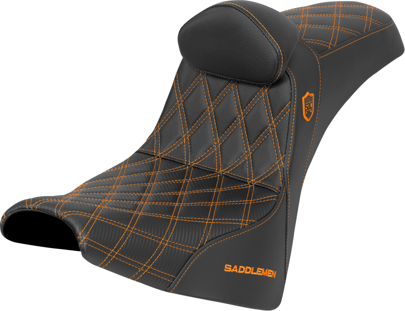 Asiento Pro Series SDC Performance Grip - Asiento Pro Series SDC Performance - con respaldo - Costura naranja - Agarre - FXBB/FXST '18 -'25