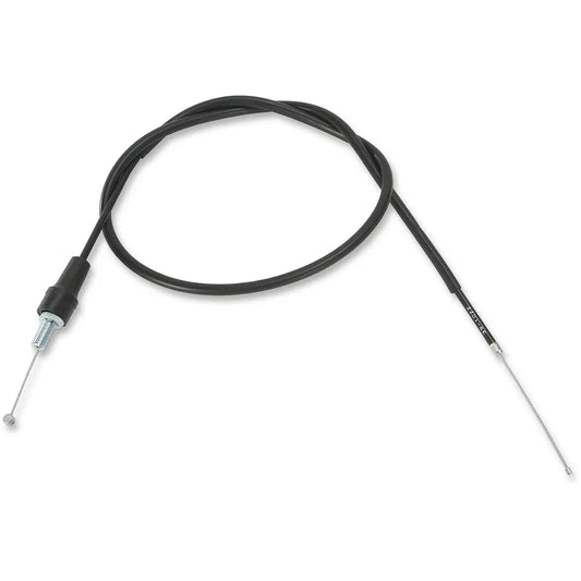 Cable del acelerador de vinilo negro.