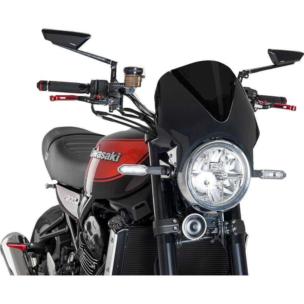 Parabrisas Vision - Parabrisas - 13" - Negro/Ahumado oscuro - Z 900 RS