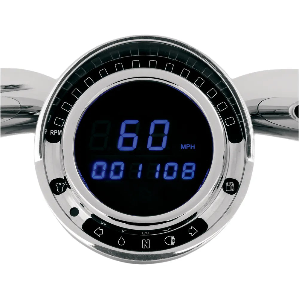 Big Dog Direct Plug-In Speedometer - Blue LED