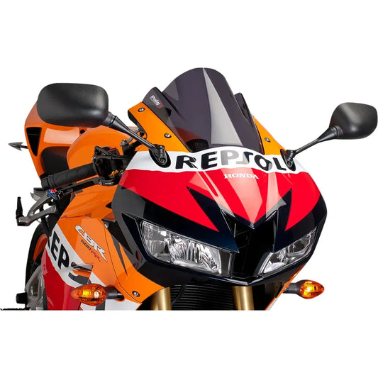 Parabrisas Z-Racing - Parabrisas de carrera - 9-1/2" - Ahumado oscuro - CBR600RR