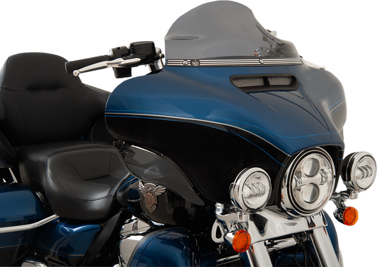 Embellecedor de parabrisas serie Flare™ - Embellecedor de parabrisas - KERF - Contraste negro - Harley-Davidson®