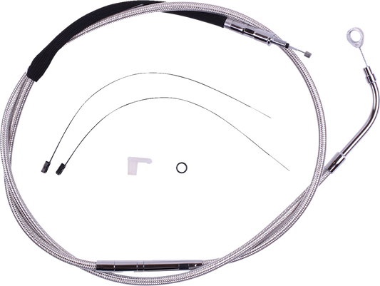 Cable de Clutch de acero inoxidable pulido de alta eficiencia - Cable de Clutch de acero inoxidable pulido de alta eficiencia - 69-3/4"
