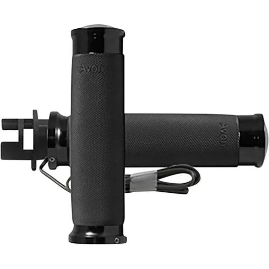 Grips - Heated - Custom Contour - Indian - Black