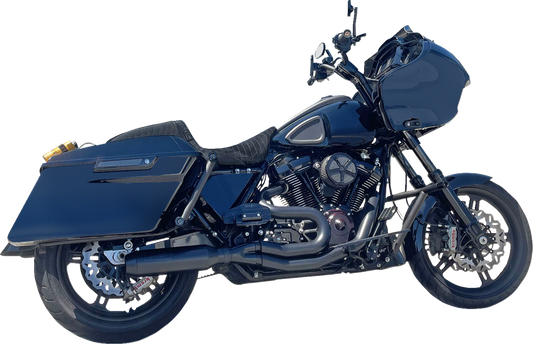 Sistema de escape para súper bicicleta de longitud media 2 en 1 - Sistema de escape para súper bicicleta de longitud media 2 en 1 - Silenciador de 4" - M8 Touring