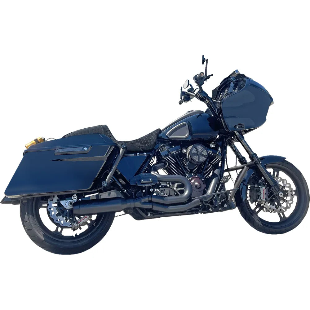 Sistema de escape para súper bicicleta de longitud media 2 en 1 - Sistema de escape para súper bicicleta de longitud media 2 en 1 - Silenciador de 4" - M8 Touring