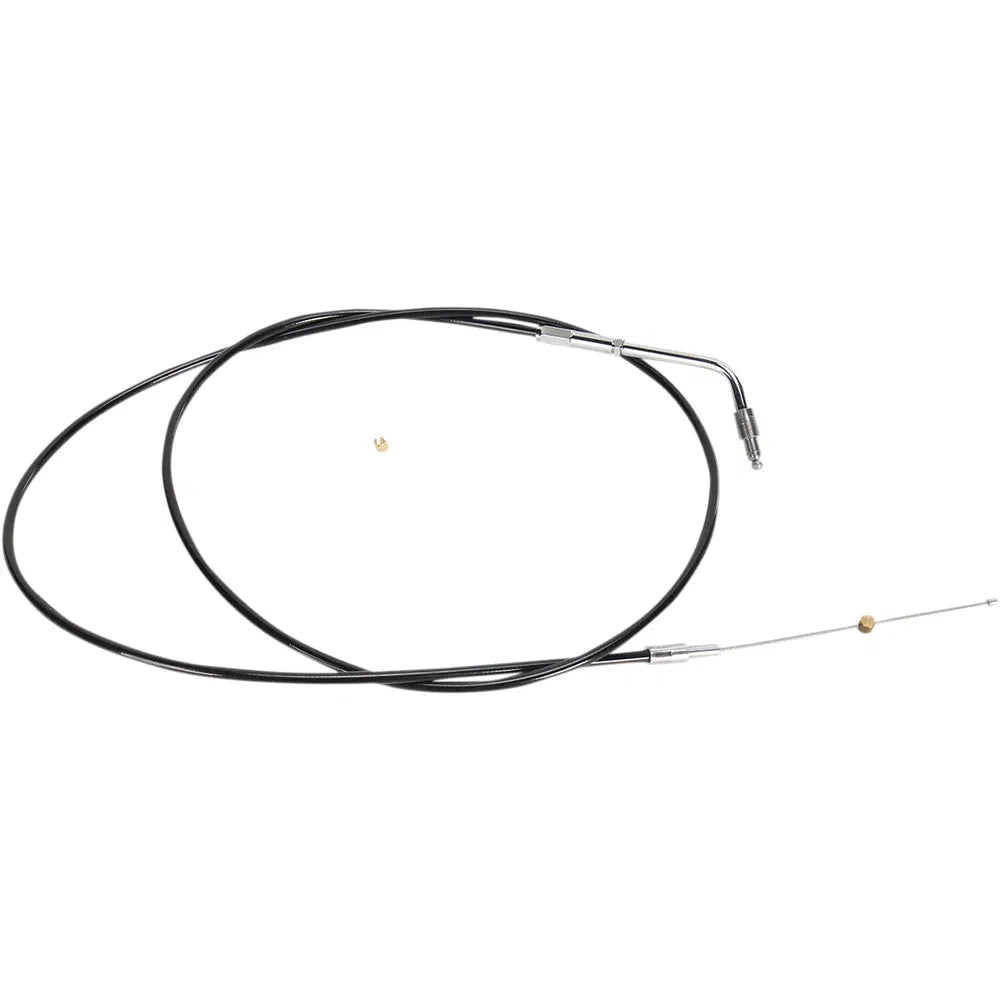 Cable del acelerador del manillar trenzado de vinilo negro